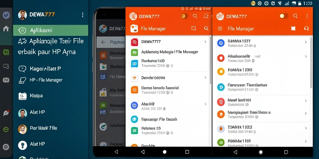 Tampilan antarmuka DEWA777 sebagai aplikasi File Manager yang modern dan fungsional.