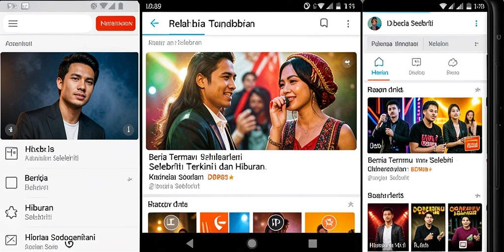 Tampilan antarmuka aplikasi IDR89 yang menarik dan mudah digunakan.