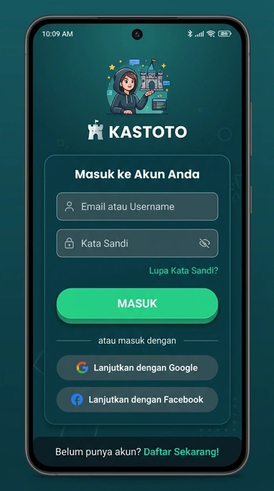Panduan Mudah Masuk Akun Kastoto di Android